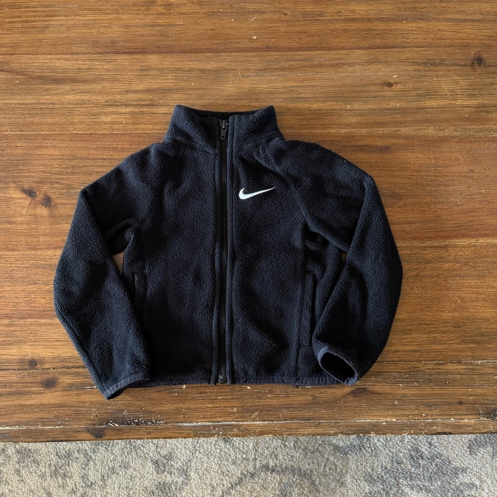 Nike Kids Black Zip-Up Jacket